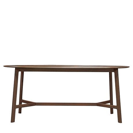 Amos Madrid Oval Dining Table Walnut  –  from Amos Lighting + Home