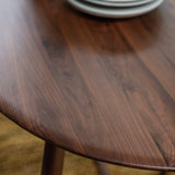 Amos Madrid Oval Dining Table Walnut  –  from Amos Lighting + Home