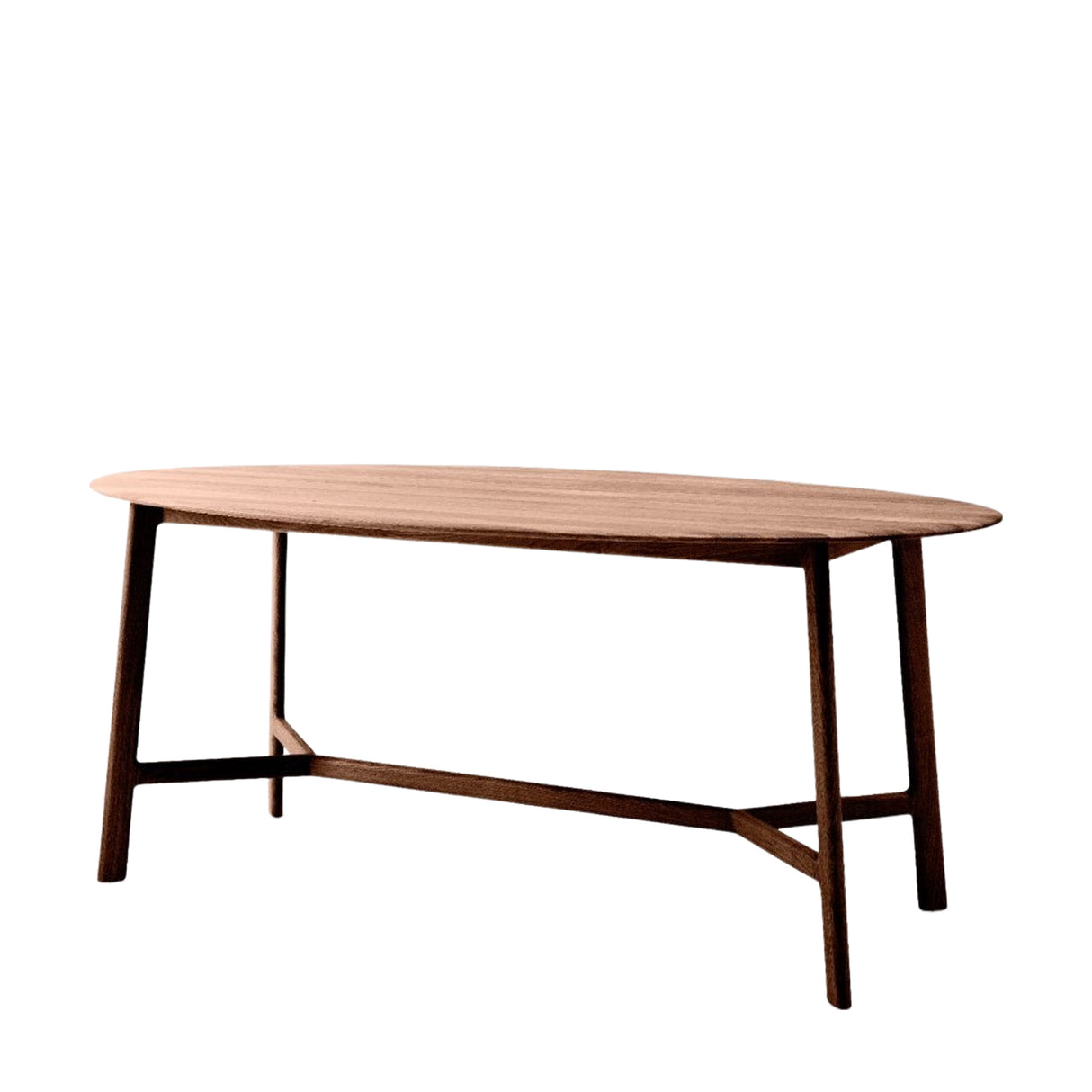 Amos Madrid Oval Dining Table Walnut  –  from Amos Lighting + Home