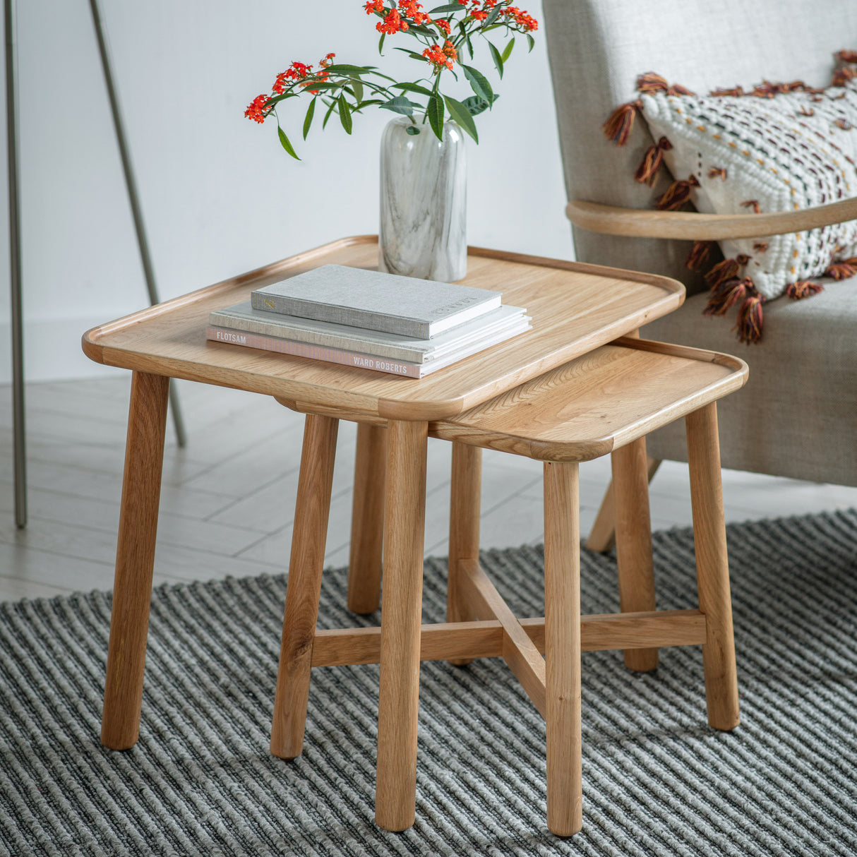 Amos Kingham Nest Of 2 Tables  –  from Amos Lighting + Home