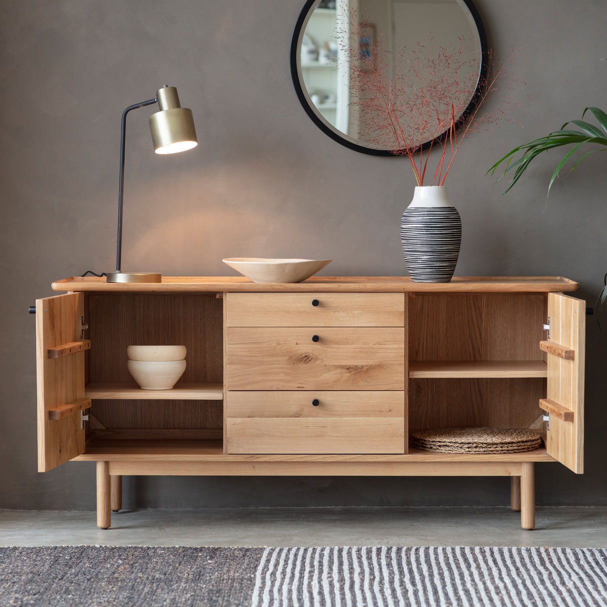 Amos Kingham 2 Door 3 Drawer Sideboard  –  from Amos Lighting + Home