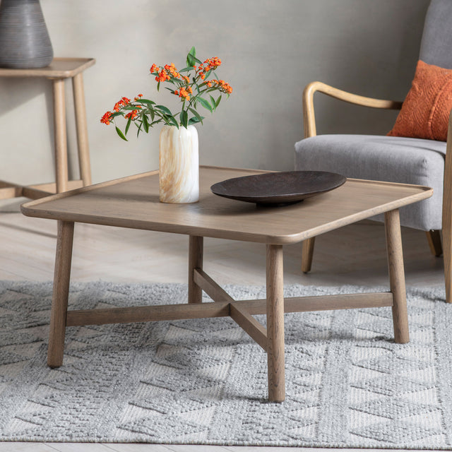 Amos Kingham Square Coffee Table Grey  –  from Amos Lighting + Home