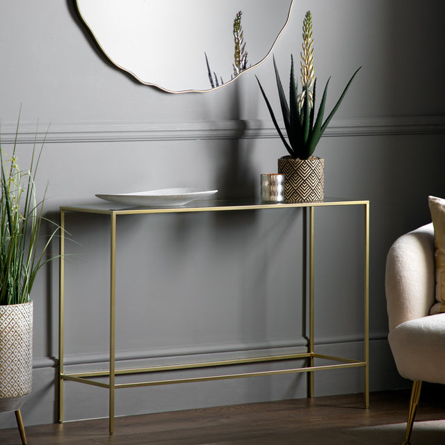 Amos Rothbury Console Table Champagne  –  from Amos Lighting + Home