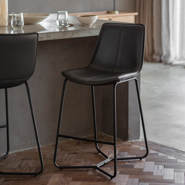 Amos Hawking Stool Charcoal (2pk)  –  from Amos Lighting + Home