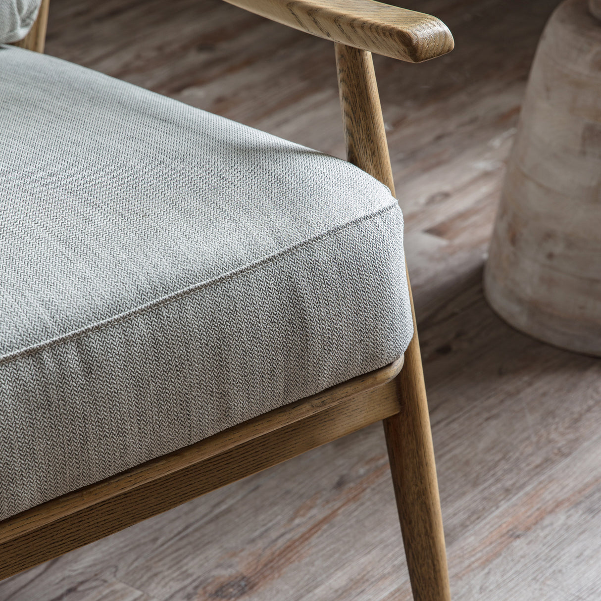 Amos Reliant Armchair Natural Linen  –  from Amos Lighting + Home