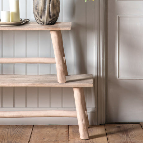 Amos Alberta Bench Natural Rustic Small from Amos Lighting + Home