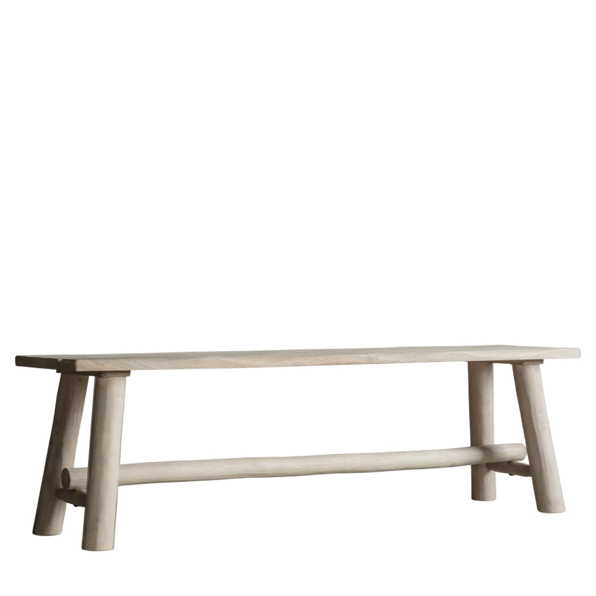 Amos Alberta Bench Natural Rustic Large from Amos Lighting + Home