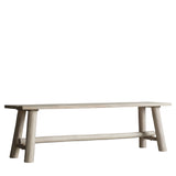 Amos Alberta Bench Natural Rustic Large from Amos Lighting + Home