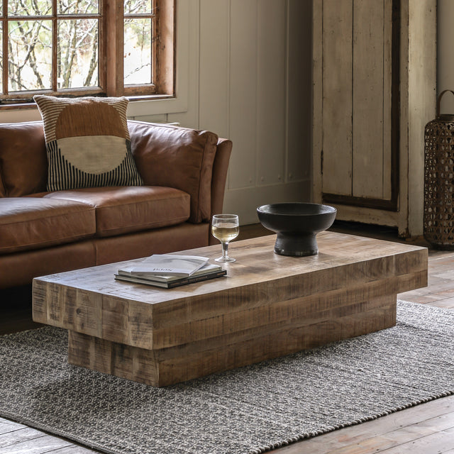 Amos Iowa Coffee Table Natural  –  from Amos Lighting + Home