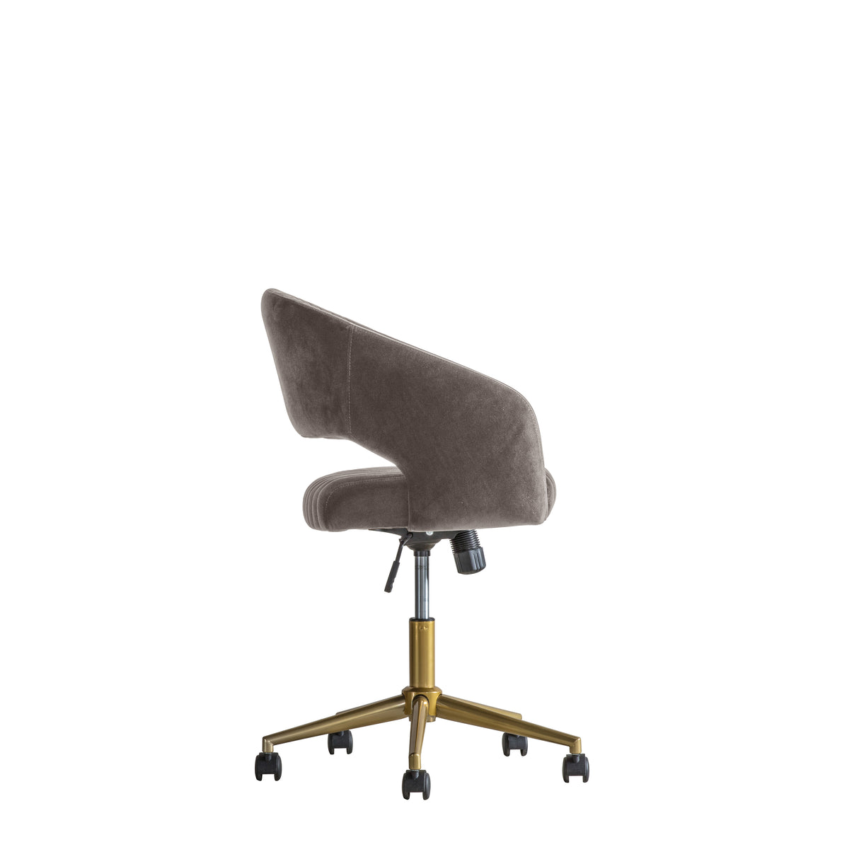 Amos Murray Swivel Chair Grey Velvet –  from Amos Lighting + Home