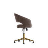 Amos Murray Swivel Chair Grey Velvet –  from Amos Lighting + Home