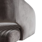 Amos Murray Swivel Chair Grey Velvet –  from Amos Lighting + Home