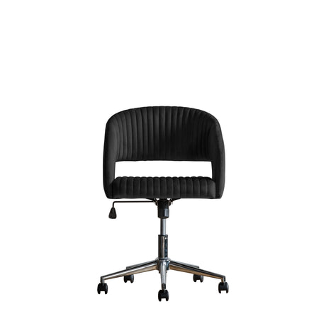 Amos Murray Swivel Chair Black Velvet –  from Amos Lighting + Home