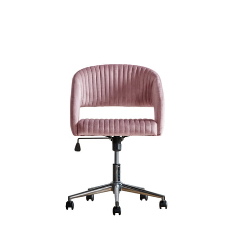 Amos Murray Swivel Chair Pink Velvet –  from Amos Lighting + Home