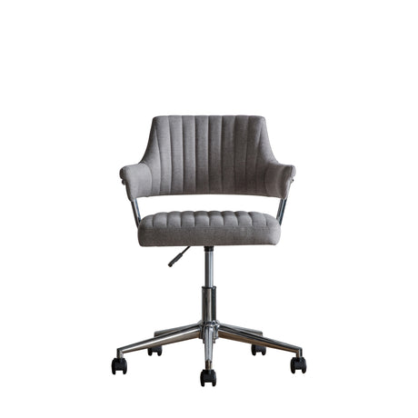 Amos Mcintyre Swivel Chair Grey –  from Amos Lighting + Home