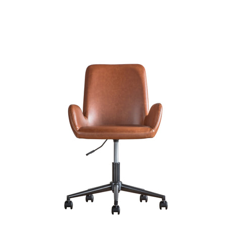 Amos Faraday Swivel Chair Brown –  from Amos Lighting + Home