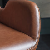 Amos Faraday Swivel Chair Brown –  from Amos Lighting + Home