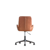 Amos Faraday Swivel Chair Brown –  from Amos Lighting + Home