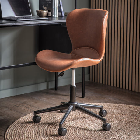 Amos Mendel Swivel Chair Brown –  from Amos Lighting + Home