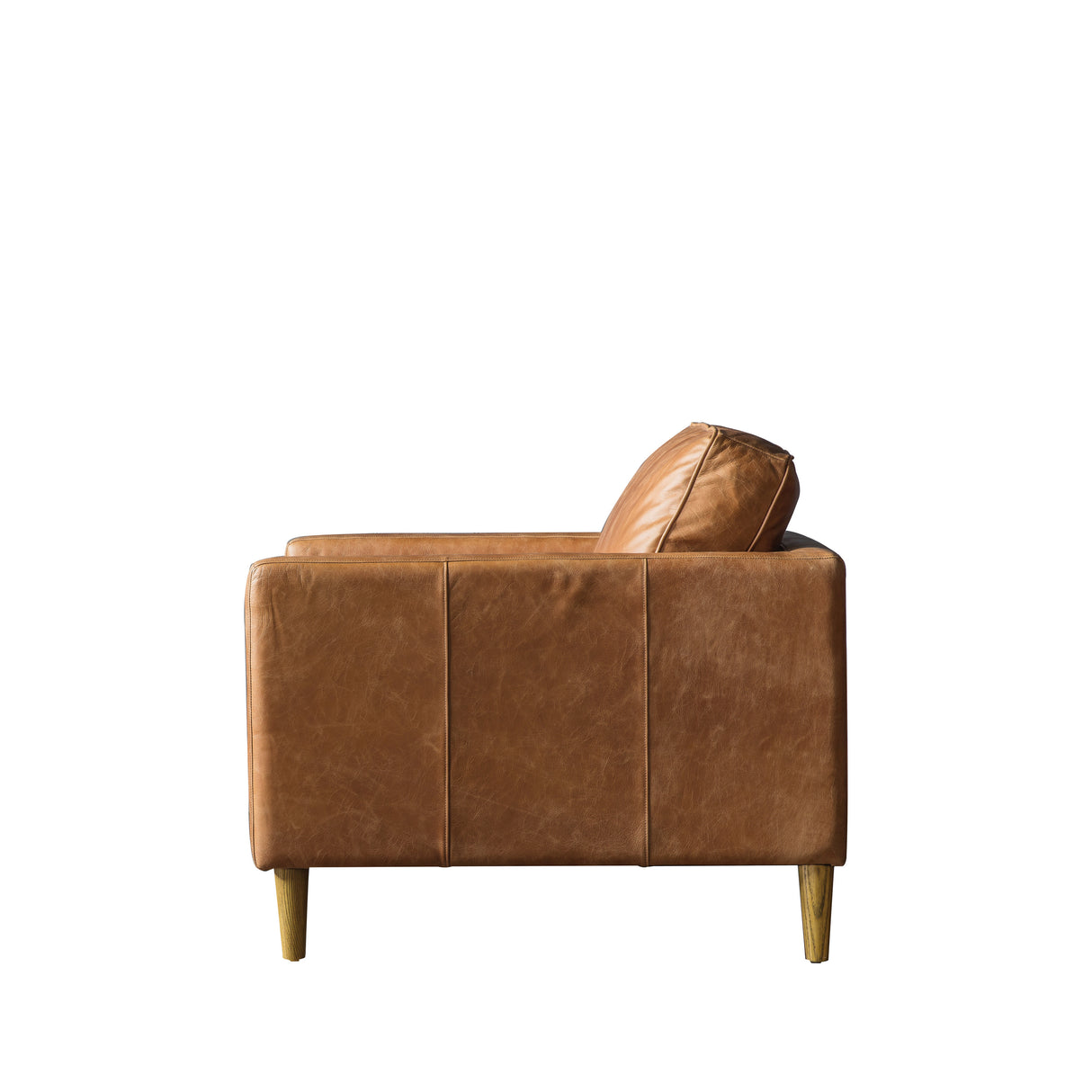 Amos Osborne Armchair Vintage Brown Leather –  from Amos Lighting + Home