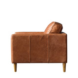 Amos Osborne Armchair Vintage Brown Leather –  from Amos Lighting + Home