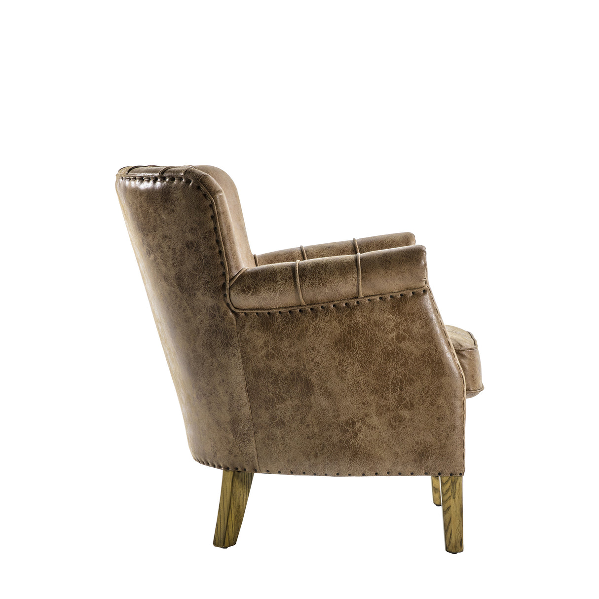 Amos Hickman Armchair Brown Leather –  from Amos Lighting + Home