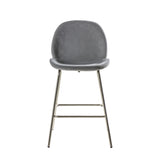 Amos Flanagan Stool Light Grey Velvet (2pk) –  from Amos Lighting + Home