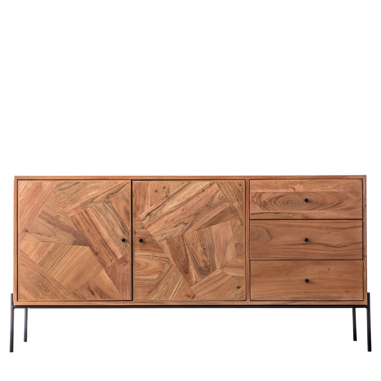 Amos Oklahoma 2 Door 3 Drawer Sideboard  –  from Amos Lighting + Home