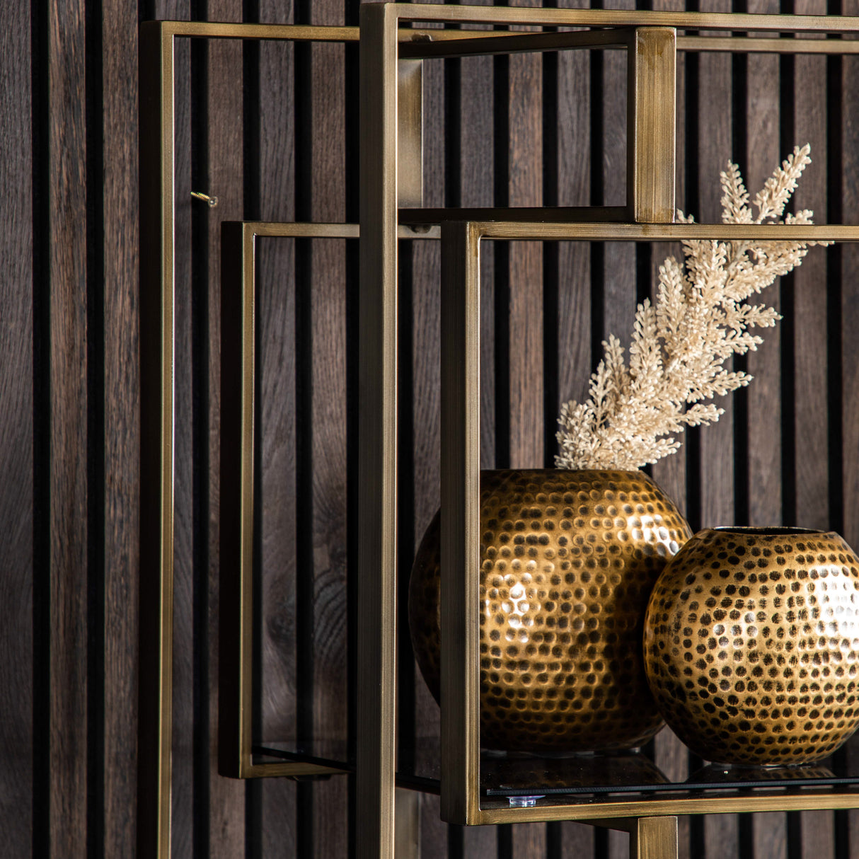 Amos Thornton Open Display Bronze  –  from Amos Lighting + Home