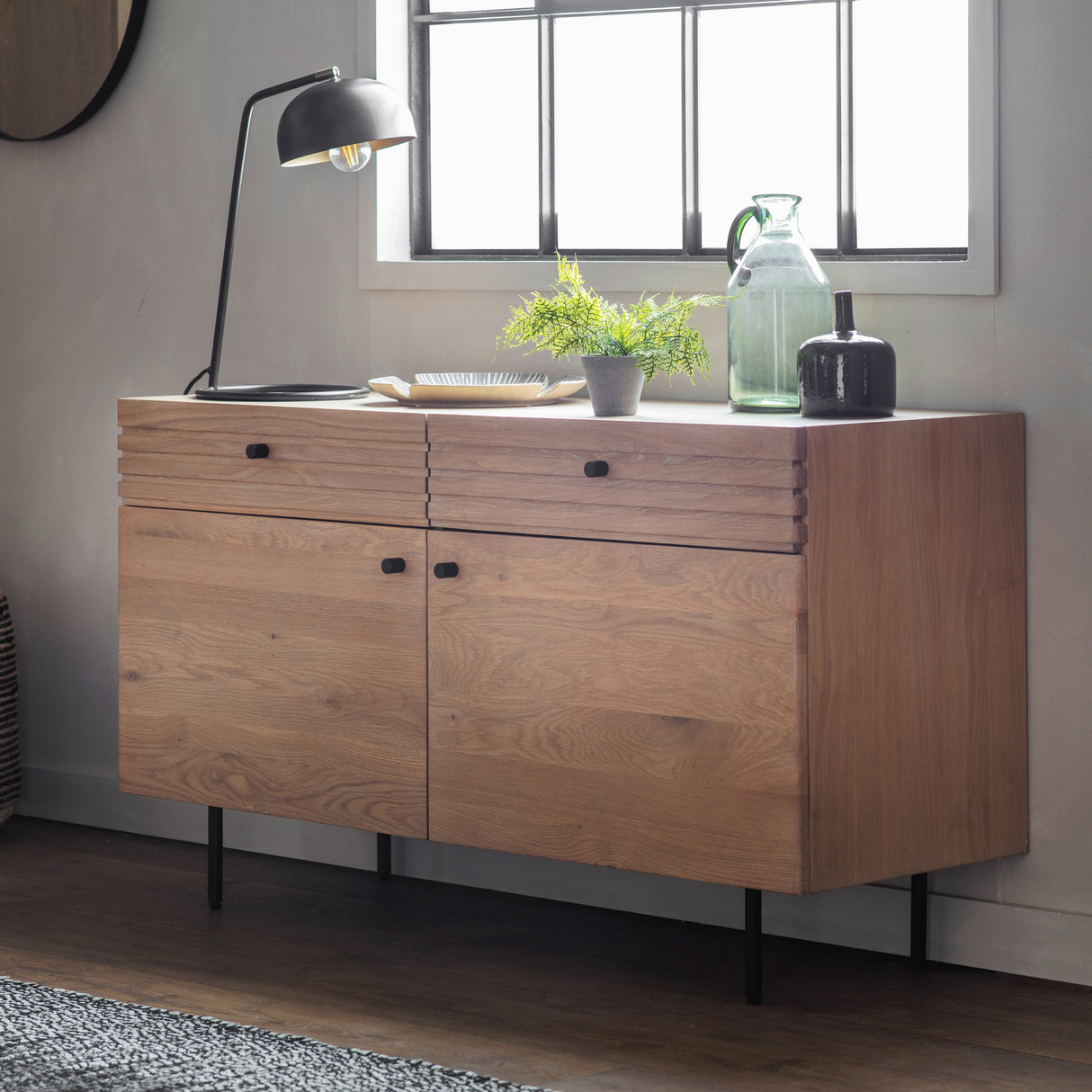 Amos Okayama 2 Drawer 2 Door Sideboard  –  from Amos Lighting + Home