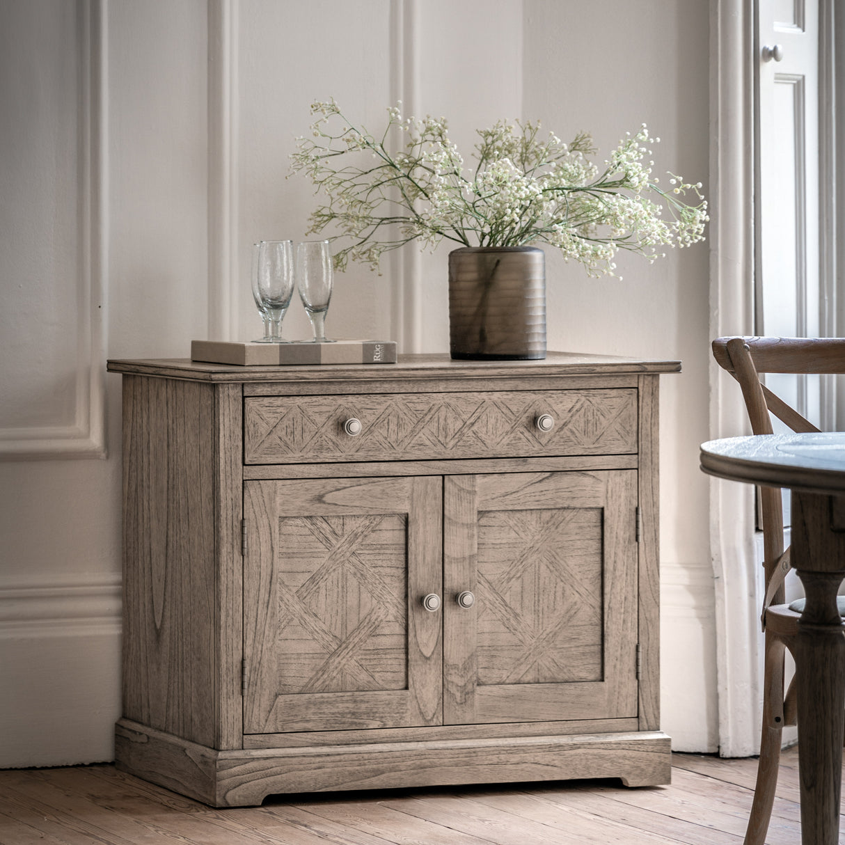 Amos Mustique 2 Door 1 Drawer Sideboard  –  from Amos Lighting + Home