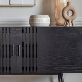 Amos Holsen 2 Door Sideboard Black  –  from Amos Lighting + Home