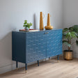 Amos Holbrook 2 Door Cabinet Blue  –  from Amos Lighting + Home