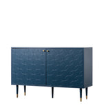 Amos Holbrook 2 Door Cabinet Blue  –  from Amos Lighting + Home