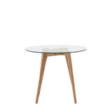 Amos Blair Round Dining Table Oak  –  from Amos Lighting + Home