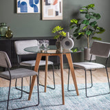 Amos Blair Round Dining Table Oak  –  from Amos Lighting + Home