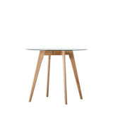 Amos Blair Round Dining Table Oak  –  from Amos Lighting + Home