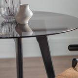 Amos Blair Round Dining Table Black  –  from Amos Lighting + Home