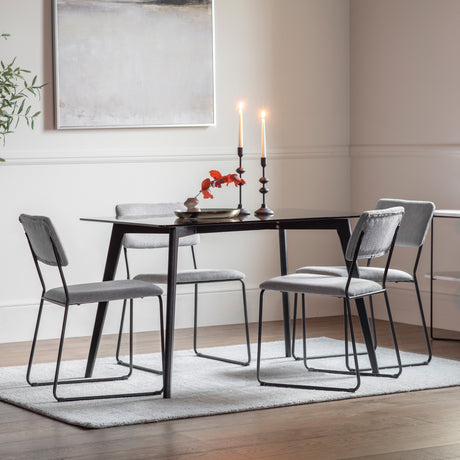 Amos Blair Rectangle Dining Table Black  –  from Amos Lighting + Home