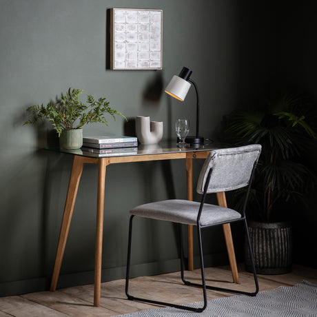 Amos Blair Desk Oak  –  from Amos Lighting + Home