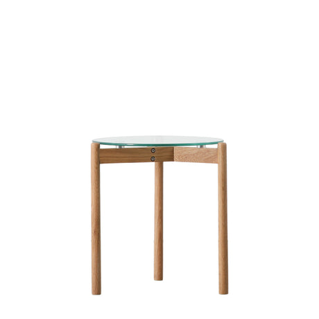 Amos Moran Side Table Oak  –  from Amos Lighting + Home