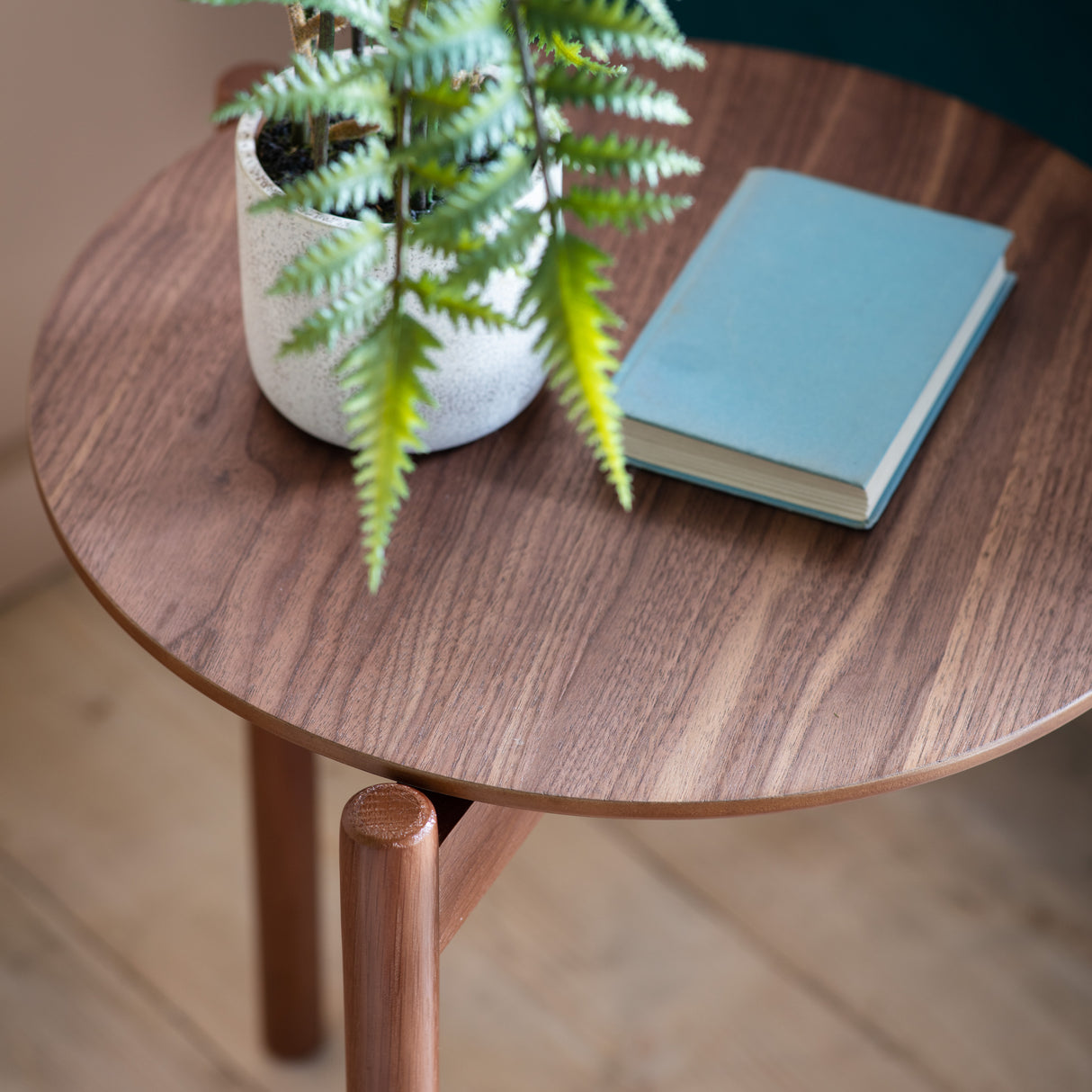 Amos Burley Side Table Walnut  –  from Amos Lighting + Home