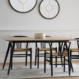 Amos Astley Dining Table Oak  –  from Amos Lighting + Home