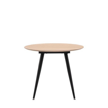 Amos Astley Round Dining Table Oak  –  from Amos Lighting + Home