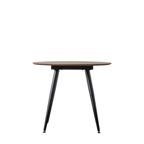 Amos Astley Round Dining Table Walnut  –  from Amos Lighting + Home