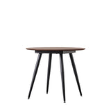 Amos Astley Round Dining Table Walnut  –  from Amos Lighting + Home