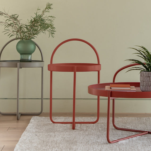 Amos Melbury Side Table Coral  –  from Amos Lighting + Home