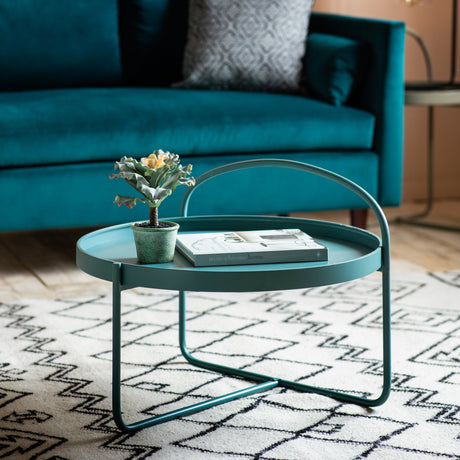 Amos Melbury Coffee Table Teal  –  from Amos Lighting + Home