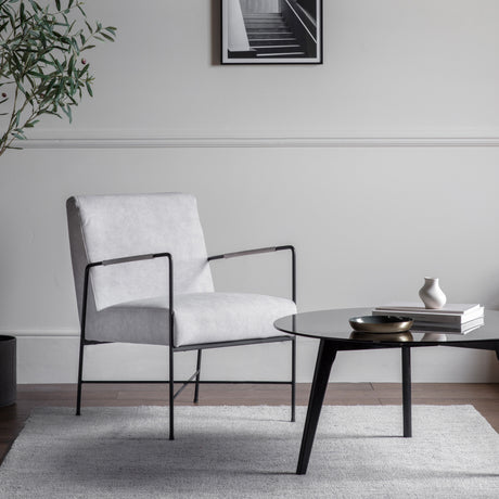 Amos Chartham Armchair White –  from Amos Lighting + Home