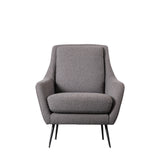 Amos Brompton Armchair Dark Grey Linen –  from Amos Lighting + Home